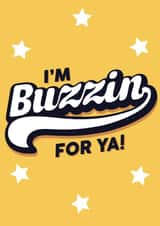 I'm buzzing for ya! Congratulations created by Lindsey Sagar