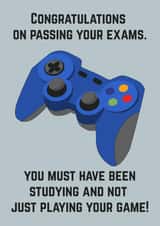 Exam congratulations gamer created by Doodle Dot Design Co