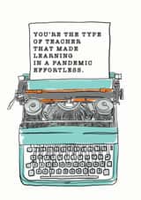 My type of teacher created by Sophie Hilton Designs