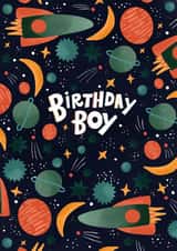Out of this world birthday boy created by Kate Fox