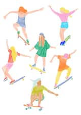 Skater gals  created by Anna 