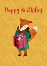Fox Birthday Card created by Kamilya Panina