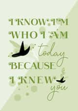 Wicked The Musical Friendship Card created by Kayleigh Kreates