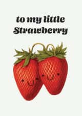 Cute Strawberry Love Card created by Joyous Designs UK