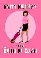 Queen of Clean, Freddie Mercury Birthday Card created by Running with Scissors