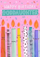 Birthday Candles for Goddaughter created by Jess Moorhouse