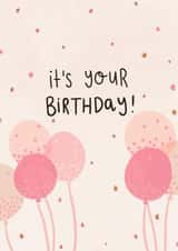 Birthday Balloons Celebration created by @pepperpeachillustrations