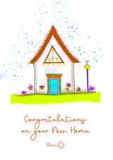 House, House key and garden, New Home Card created by preeta varkey