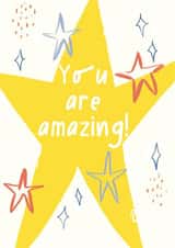 Starry, you are amazing card created by Amy Buckley Design