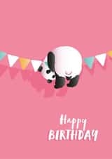 Party Panda Bunting Birthday Card created by Heather Marshall