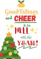 Goodbye 2021, Christmas Card created by Nerd Alert