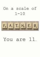 Father Days Birthday Card created by Namephrame