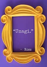 Friends Ross Unagi created by mAddiE aNd Lex