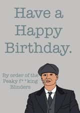 Peaky Blinders Birthday Card created by DawnOfTheDom