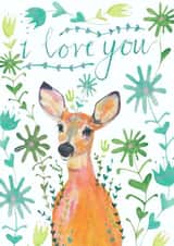 I Love You Fawn created by Montanye Makers 