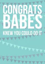 Congratulations Babe Card created by 1ofDeansDoodles