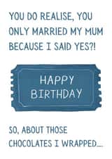 Birthday Token for Stepdad created by The Coven