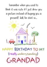 Childlike Doodle for Grandad created by Shore Designs