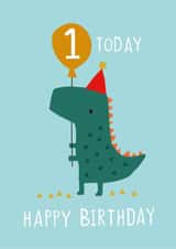 1st Dinosaur Birthday Card created by Dawn Machell