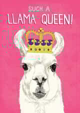 Such a Birthday llama queen! created by Pencilface