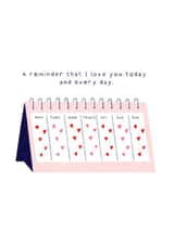 Heartfelt Love Reminder Card - Cute Anniversary card For Significant Other created by Stilus 