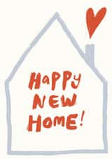 Modern New Home Card - Heart - Happy New Home created by Yan Yu Lee