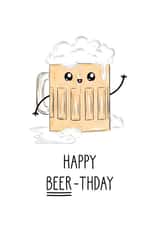 Happy Beer-thday Pint created by Just Joy Designs