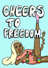 Break-up/Divorce Celebration Card created by Nice Girl