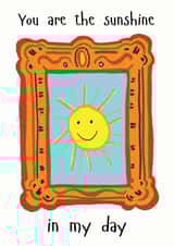 Birthday just because sunshine card created by lalabuds by Rebecca Carr