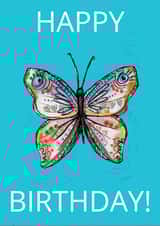 Happy Birthday Butterfly Card created by lalabuds by Rebecca Carr