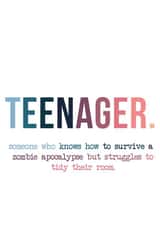 Funny Teenager Definition Birthday Card created by Courtney Kelly