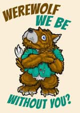 Werewolf Leaving Card created by Pigoprints