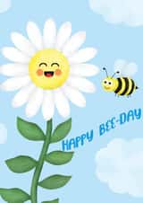 Bumblebee and Daisy Birthday Card created by Susanna Jackson