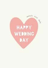 Worth the wait, wedding day card created by Jessica Eyre