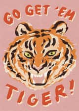 Go get’ em tiger, Good Luck Card created by Yan Yu Lee