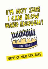 Brooklyn 99 Sex Tape Birthday Card created by FROGGIE & ROSBIF