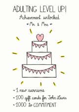 Level Up - Wedding Congratulations Card created by FROGGIE & ROSBIF