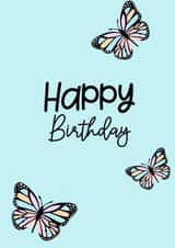 Butterfly Birthday Card created by Authentically Unique