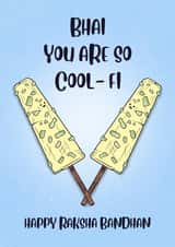 Cool-fi Raksha Bandhan Card  created by Paper Wishes Co