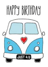 Camper Van Happy Birthday Card created by Knick Knack Crafts