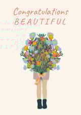 Congratulations beautiful  created by Heather Rose Designs