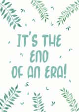 Pretty End Of An Era New Home Card / Moving Card / Congratulations Card - Plants - It's The End Of An Era created by Annie Moon 
