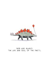 Birthday Balloon Stegosaurus Card created by RossJDesigns