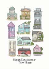 Happy Days New Home Card created by AmySrvc Illustration