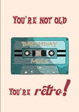 Retro Cassette Tape Birthday Card created by The Creative Baker GB