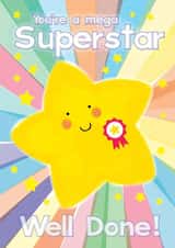 Well Done Superstar card created by Rainbow Bee Creations