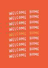 Modern Typography New Home Card - Welcome Home created by Doodled By Anya