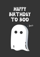 Cute & Quirky Ghost Birthday Card created by Occasional Occasions