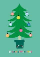 O Christmas Tree Chistmas card created by stephen shaw
