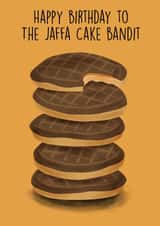 Happy Birthday to the Jaffa cake bandit created by Created By AJC